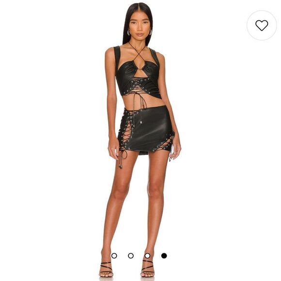 NWT H:ours Women's Adriana Black Crop-top XS - Picture 12 of 12